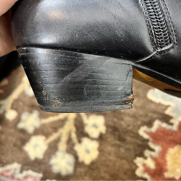 Aquatalia Made In Italy Leather Boots With Heel Size 8.5 - Picture 6 of 8